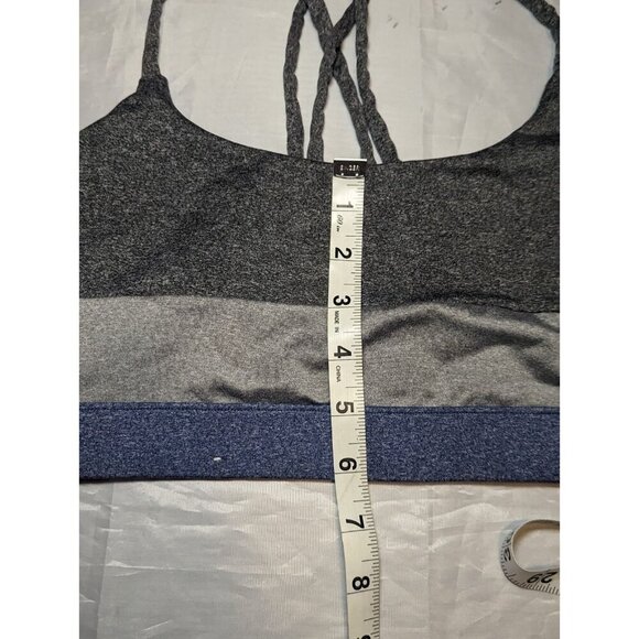 Aero Aeropostale Women's Size Medium Colorblock Strappy Sports Bra - Picture 8 of 14